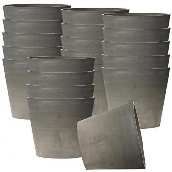 Pack de 20 Macetas Truncadas Cono Ø 10 cm - Gris Claro