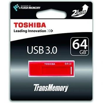 Toshiba THNV64DAIRED(6 - Memoria USB 3.0 de 64 GB, color rojo