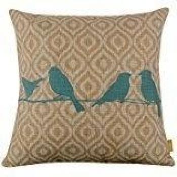 B Lyster shop Blue Bird Yellow Ikat Cotton & Polyester Soft Zippered Cushion Throw Case Pillow Case Cover