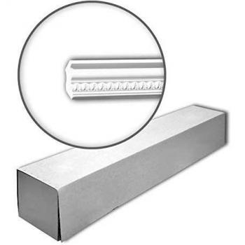 Caja de 20 piezas de Cornisa Decorativa 40 m, Profhome 150206, blanca y pretratada