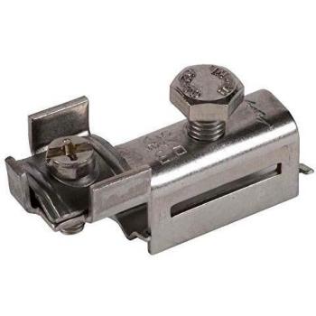 DEHN SPK25BRSAQ425V2A Grounding Terminal Clamp Set for 25x0.3mm Niro with Surge Protection