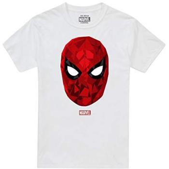 Marvel Spiderman Poly Camiseta, Blanco