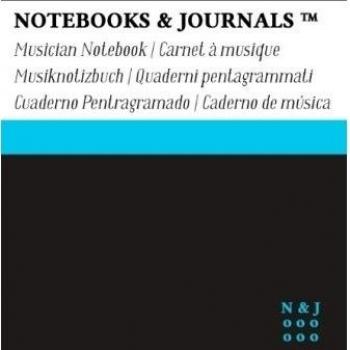 Cuaderno de Música Notebooks & Journals, Pocket, Negro, Tapa Blanda: