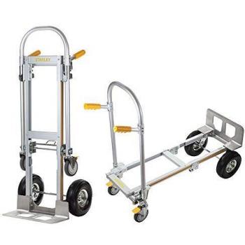 Carretilla Multifuncional Plegable de Aluminio STANLEY SWXTI-MT515 - Capacidad de Carga Máxima: 250 kg
