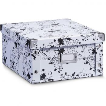 Zeller 17847 - Caja de cartón para almacenaje, diseño floral
