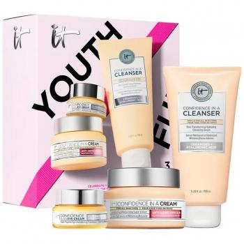 IT Cosmetics Confidence Skincare Set - 4 Pieces, Anti-Aging Creams and Cleansers