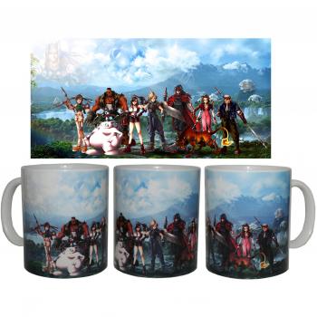 HobbyElx Taza y Llavero Final Fantasy VII