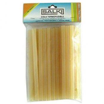 salki 0431017 Barras Caliente para Madera para Bricolaje y Montajes, Ámbar, 11.5 mm