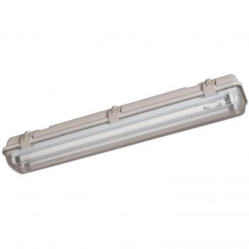 Starlicht 563492961 Armature Tubo Fluorescente Aqualux ECO 2 x 14 W plástico gris