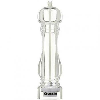 Quttin 56456 Molinillo Pimienta Acrilíco, 22.5 cm, Plastico