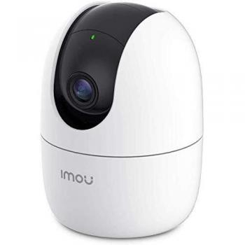 Imou Cámara de Vigilancia WiFi Interior 1080P, Cámara IP WiFi 360°, Cámara Domo PTZ, Sirena de Seguridad, Detección de Sonidos Extraños, Modo de Privacidad, Rastreo Inteligente
