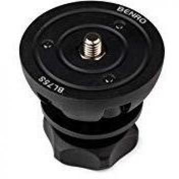 Benro BL75S 75mm Half Ball Adapter with Short Tie Down Handle, Black