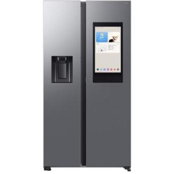 Frigorífico Americano Samsung Family Hub Bespoke AI 614L Inox Clase E con Dispensador de Agua y Hielo