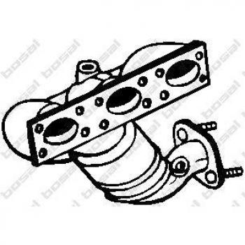 Catalizador Euro 3 BOSAL 099-115 para BMW: 3 Cabriolet, 3 Coupe, Z3 Coupe con piezas de ensamblaje