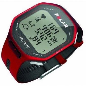 Pack Polar RCX5 Run (incluye S3+) - Reloj para triatlón con pulsómetro y sensor de zancada S3+ (incluido), sumergible y compatible con GPS, de cadencia y de velocidad (rojo)