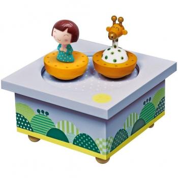 La caja de música madera TR Ninon / Jirafa caja Niños música