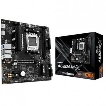 Placa Base ASRock A620AM-X AMD A620 AM5 Micro ATX DDR5 2xDIMM HDMI/DP 2.5GbE M.2 PCIe 4.0