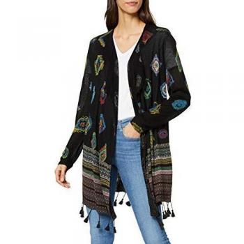 Desigual Jers_Chill Chaqueta Punto, Negro