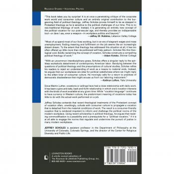 Vocation and the Politics of Work: Popular Theology in a Consumer Culture - Comprehensive Guide on Work Ethics and Spirituality