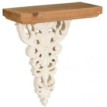 Estante Alexandra House Living Blanco Madera de abeto MDF 37 x 15 x 30 cm
