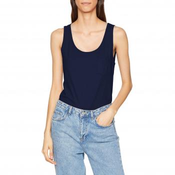 United Colors of Benetton Tank-Top Camiseta de Tirantes, Azul