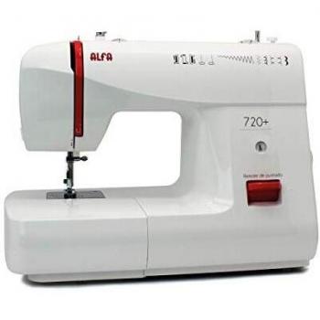 ALFA 720+ Máquina de Coser, Compuesto, Blanco, 30x19x41 cm