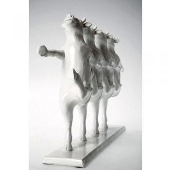 Kare Design Figura de vacas bailarinas en polirresina 39.5x7x23cm