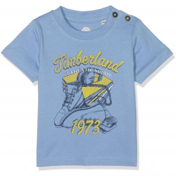 Timberland tee-Shirt Manches Courtes, Camiseta para Bebés, Azul