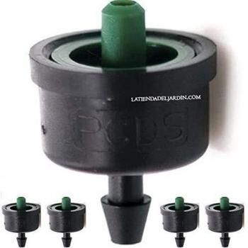 Suinga 500 x GOTERO AUTOCOMPENSANTE y ANTIDRENANTE 4 litros por Hora. Apertura a 0,5 Bar. No Desmontable. Filtración Recomendada 120 Mesh. Goteros de riego. Alta PRECISIÓN