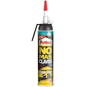 Pattex No Mas Clavos Pega Express, adhesivo de montaje fuerte, multimaterial, 200 ml