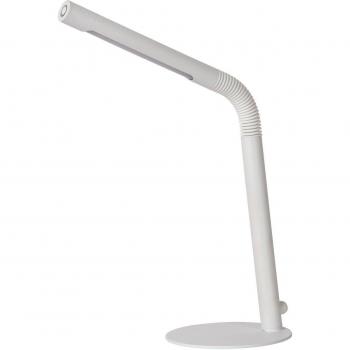 Lámpara de mesa LED recargable Gilly, blanca, 3W, 120lm, regulable y rotativa