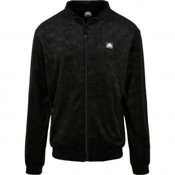 Southpole AOP Velour Jacket - Black, Men's Training Jacket (S to XL)