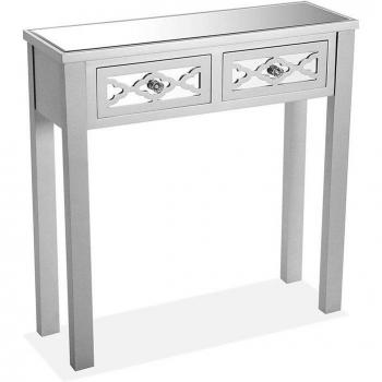 Mesa de entrada Versa Silke con 2 cajones