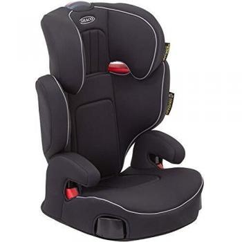 Graco 8e999blceu - Asegurar Asiento De Coche Elevador De Respaldo Alto, Grupo 2/3, Unisex, Negro