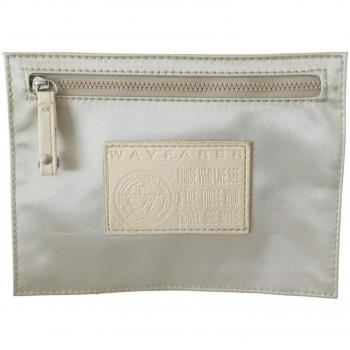 White Zippered Coin Holder Wallet
