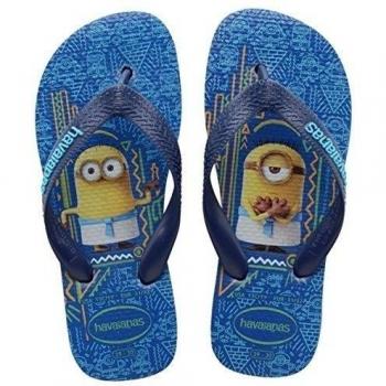 Havaianas Minions - Chanclas para niños, color blue star 3847, talla 29/30 EU, 27/28 BR