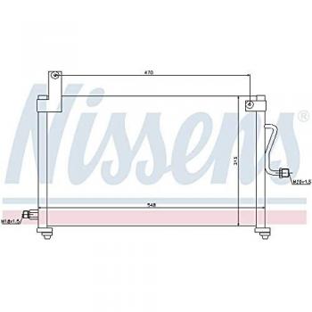 Condensador de Aire Acondicionado Nissens 94751