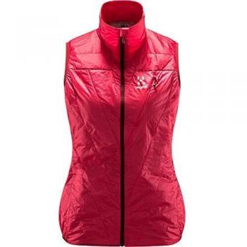 Haglöfs L.I.M Barrier Chaleco de Plumas, 4DL - Hibiscus Red, XS para Mujer