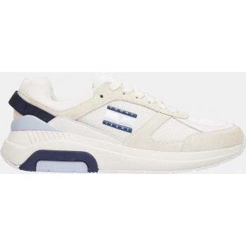Tommy Jeans Women's Low Running Sneakers Combined Écru/Breezy Blue