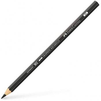 Lápiz Acuarelable Faber-Castell Graphite 8B Hexagonal (6 Unidades)