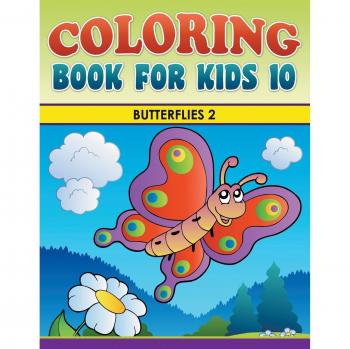 Eva Delano's Butterfly Coloring Book for Kids Age 10