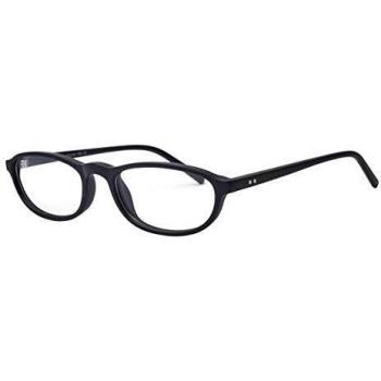 Oval Montura Completa de Plástico Negro para Hombre - SmartBuy Collection