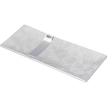 Centro de Mesa Cerámico Plateado Adda Home 39x17x6 cm - Diseño Elegante y Sofisticado