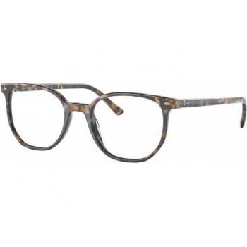 Ray-Ban RX5397 Elliot Col. 8173 Unisex Geometric Havana Eyewear, Tortoiseshell Frame Size 50, Blue Light Block Available