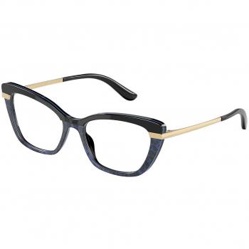 Dolce & Gabbana DG3325F Asian Fit 3318 Gafas Recetadas para Mujer Azules
