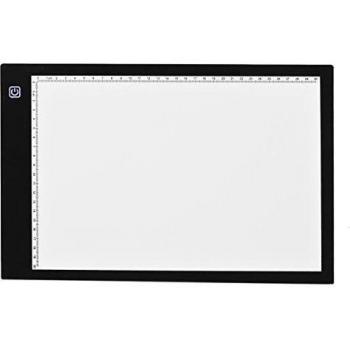 Newcare A4 LED Caja de Luz para Calcar, Mesa de Luz con Iluminación Adjustable Ultrafino para Calcar Dibujos, Animación, Tatoo