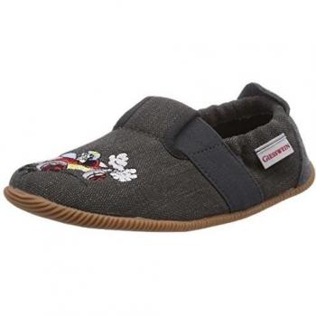Giesswein Stuttgart - Slim Fit - pantuflas de lana niño, color gris, talla 24