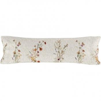 Funda de almohada HAPPYFRIDAY Wild flowers 45x110 cm (Cama 90)