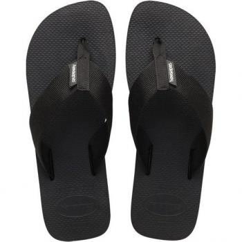 Havaianas Urban Basic Unisex Flip Flops - Black - UK 11-12 (EU 45/46)