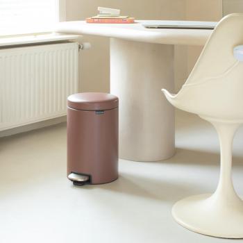Brabantia New Icon 12L Soft Closing Satin Taupe Pedal Bin